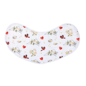 Baby Burp Cloth and Wraparound Bib (Virginia Floral) - Little Hometown