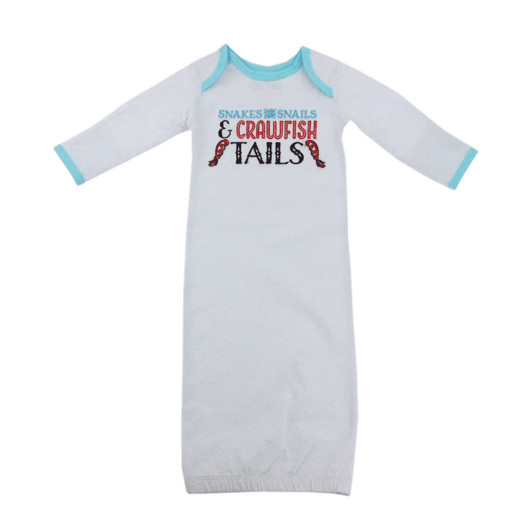 Baby gown with 