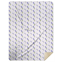 Load image into Gallery viewer, Bluebonnets Plush Throw Blanket 60x80 - Little Hometown
