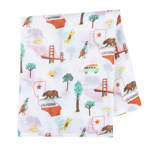 California Baby Muslin Swaddle Blanket - Little Hometown