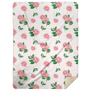 Camellia Plush Throw Blanket 60x80 - Little Hometown