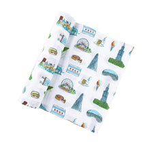 Load image into Gallery viewer, Chicago Baby Muslin Swaddle Blanket - Little Hometown
