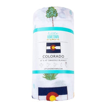 Load image into Gallery viewer, Colorado Baby Muslin Swaddle Blanket - Little Hometown
