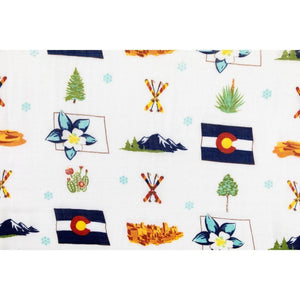 Colorado Baby Muslin Swaddle Blanket - Little Hometown