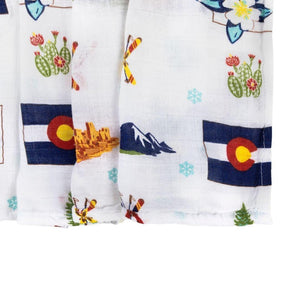 Colorado Baby Muslin Swaddle Blanket - Little Hometown