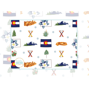 Colorado Plush Throw Blanket 60x80 - Little Hometown