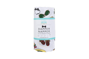 Dapper Napper Baby Muslin Swaddle Blanket - Little Hometown