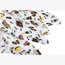 Load image into Gallery viewer, Dapper Napper Baby Muslin Swaddle Blanket - Little Hometown
