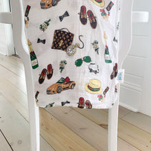 Load image into Gallery viewer, Dapper Napper Baby Muslin Swaddle Blanket - Little Hometown
