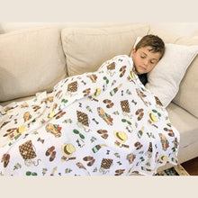 Load image into Gallery viewer, Dapper Napper Baby Muslin Swaddle Blanket - Little Hometown
