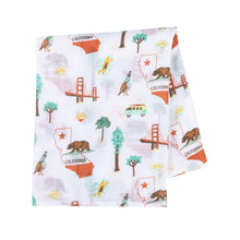 Load image into Gallery viewer, Gift Set: California Baby Muslin Swaddle Blanket and Burp Cloth/Bib Combo - Little Hometown
