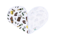Load image into Gallery viewer, Gift Set: Dapper Napper Baby Muslin Swaddle Blanket and Burp Cloth/Bib Combo - Little Hometown
