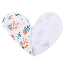 Load image into Gallery viewer, Gift Set: Georgia Girl Muslin Swaddle Blanket and Burp Cloth/Bib Combo - Little Hometown
