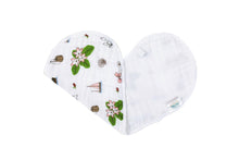 Load image into Gallery viewer, Gift Set: Massachusetts Floral Baby Muslin Swaddle Blanket and Burp Cloth/Bib Combo - Little Hometown
