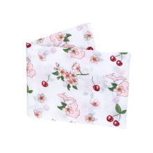 Load image into Gallery viewer, Gift Set: Michigan Baby Muslin Swaddle Blanket and Burp Cloth/Bib Combo (Floral) - Little Hometown
