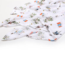 Load image into Gallery viewer, Gift Set: Mississippi Muslin Swaddle Baby Blanket and Burp Cloth/Bib Combo - Little Hometown
