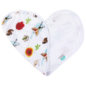 Oklahoma-themed baby gift set with swaddle blanket, burp cloth, and bib featuring state icons and landmarks.