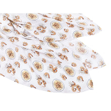 Load image into Gallery viewer, Gift Set: Shrimp&#39;n Grits Baby Muslin Swaddle Blanket and Burp Cloth/Bib Combo - Little Hometown
