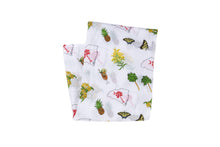 Load image into Gallery viewer, Gift Set: South Carolina Girl Baby Muslin Swaddle Blanket and Burp Cloth/Bib Combo - Little Hometown
