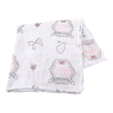 Load image into Gallery viewer, Gift Set: Southern Belle Baby Muslin Swaddle Blanket and Burp Cloth/Bib Combo - Little Hometown
