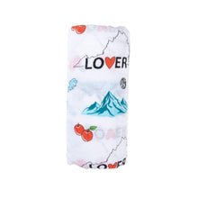 Load image into Gallery viewer, Gift Set: Virginia Baby Muslin Swaddle Blanket and Burp Cloth/Bib Combo - Little Hometown
