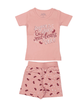 Load image into Gallery viewer, Girls Red Beans and Rice Pajamas - Little Hometown
