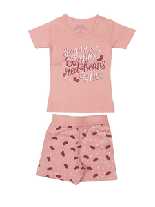 Girls Red Beans and Rice Pajamas - Little Hometown