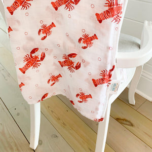 Heads and Tails Baby Muslin Swaddle Receiving Blanket - Little Hometown