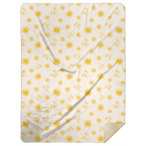 Hey Y'all plush throw blanket, 60x80 inches, featuring a cozy design with a warm, welcoming Southern greeting.