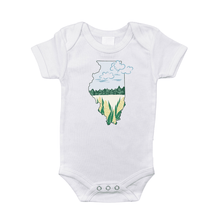 Load image into Gallery viewer, Illinois Cornfield Baby Onesie - Little Hometown
