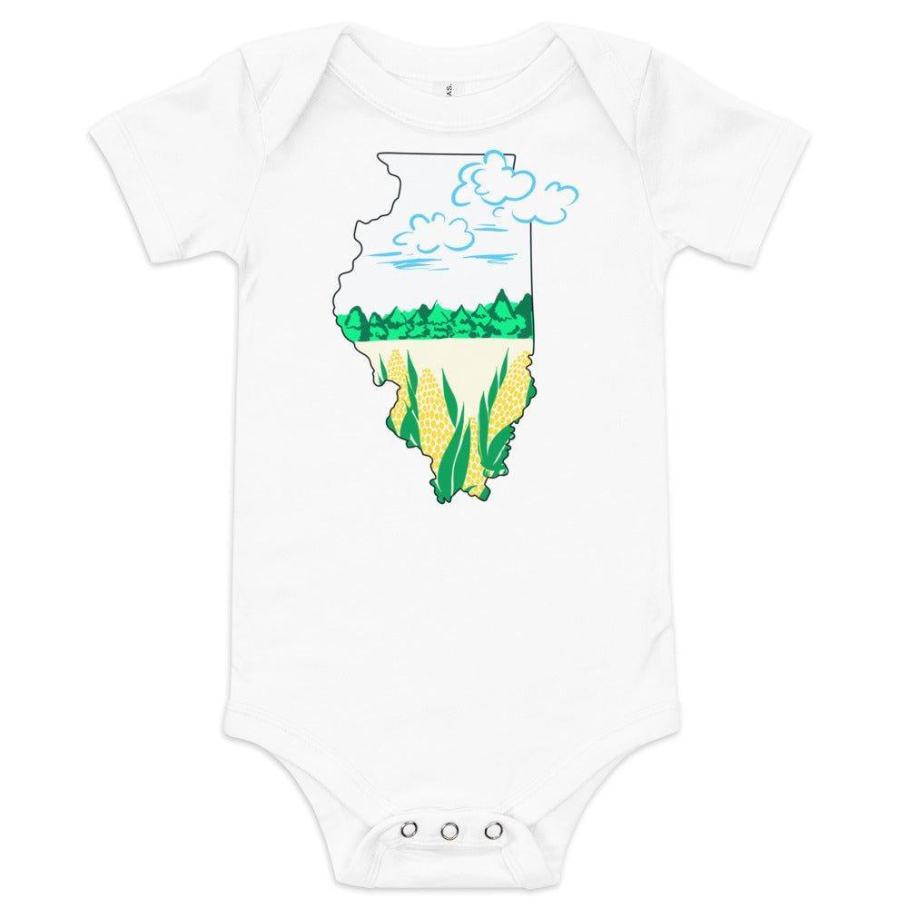 Baby onesie with 