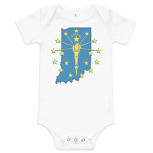Load image into Gallery viewer, Indiana Baby short sleeve onesie - Little Hometown
