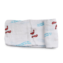 Load image into Gallery viewer, Louisiana Baby Boy Baby Muslin Swaddle Receiving Blanket - Little Hometown
