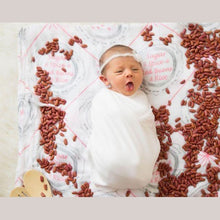 Load image into Gallery viewer, Louisiana Baby Girl Muslin Swaddle Receiving Blanket - Little Hometown
