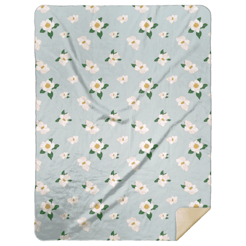 Magnolia Plush Throw Blanket 60x80 - Little Hometown