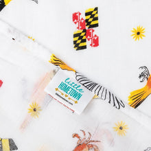 Load image into Gallery viewer, Maryland Baby Muslin Swaddle Receiving Blanket - Little Hometown
