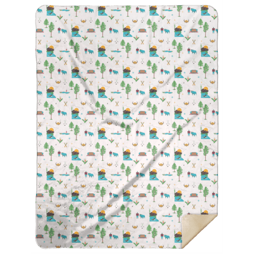 Minnesota Plush Throw Blanket 60x80 - Little Hometown
