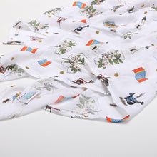 Load image into Gallery viewer, Mississippi Baby Muslin Swaddle Receiving Blanket - Little Hometown
