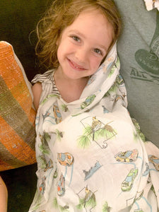 Muslin Swaddle Baby Blanket: Alabama - Little Hometown
