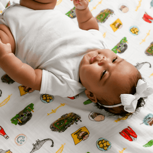 Muslin Swaddle Baby Blanket: Pittsburgh - Little Hometown
