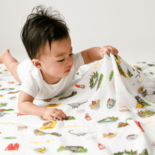 Load image into Gallery viewer, Muslin Swaddle Baby Blanket: Pittsburgh - Little Hometown
