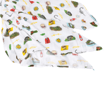 Load image into Gallery viewer, Muslin Swaddle Baby Blanket: Pittsburgh - Little Hometown
