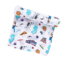 Load image into Gallery viewer, New Jersey Baby Muslin Swaddle Receiving Blanket - Little Hometown
