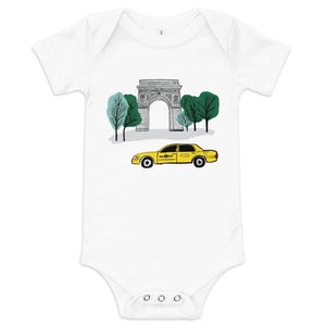 New York City Washington Sq Park Baby short sleeve one piece - Little Hometown