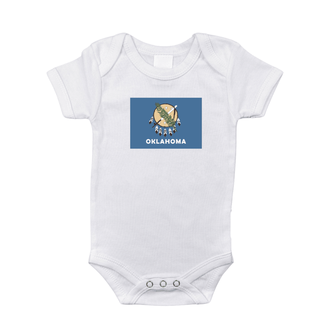 Oklahoma Flag Baby Onesie - Little Hometown