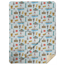 Load image into Gallery viewer, Philadelphia Plush Throw Blanket 60x80 - Little Hometown
