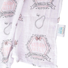 Load image into Gallery viewer, Southern Belle Baby Muslin Swaddle Receiving Blanket - Little Hometown
