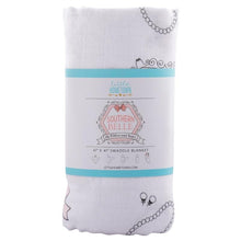 Load image into Gallery viewer, Southern Belle Baby Muslin Swaddle Receiving Blanket - Little Hometown
