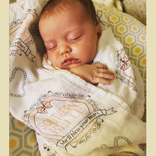 Load image into Gallery viewer, Southern Belle Baby Muslin Swaddle Receiving Blanket - Little Hometown
