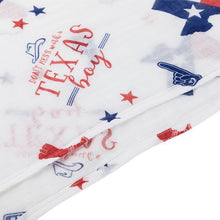 Load image into Gallery viewer, Texas Baby Boy Muslin Swaddle Receiving Blanket - Little Hometown
